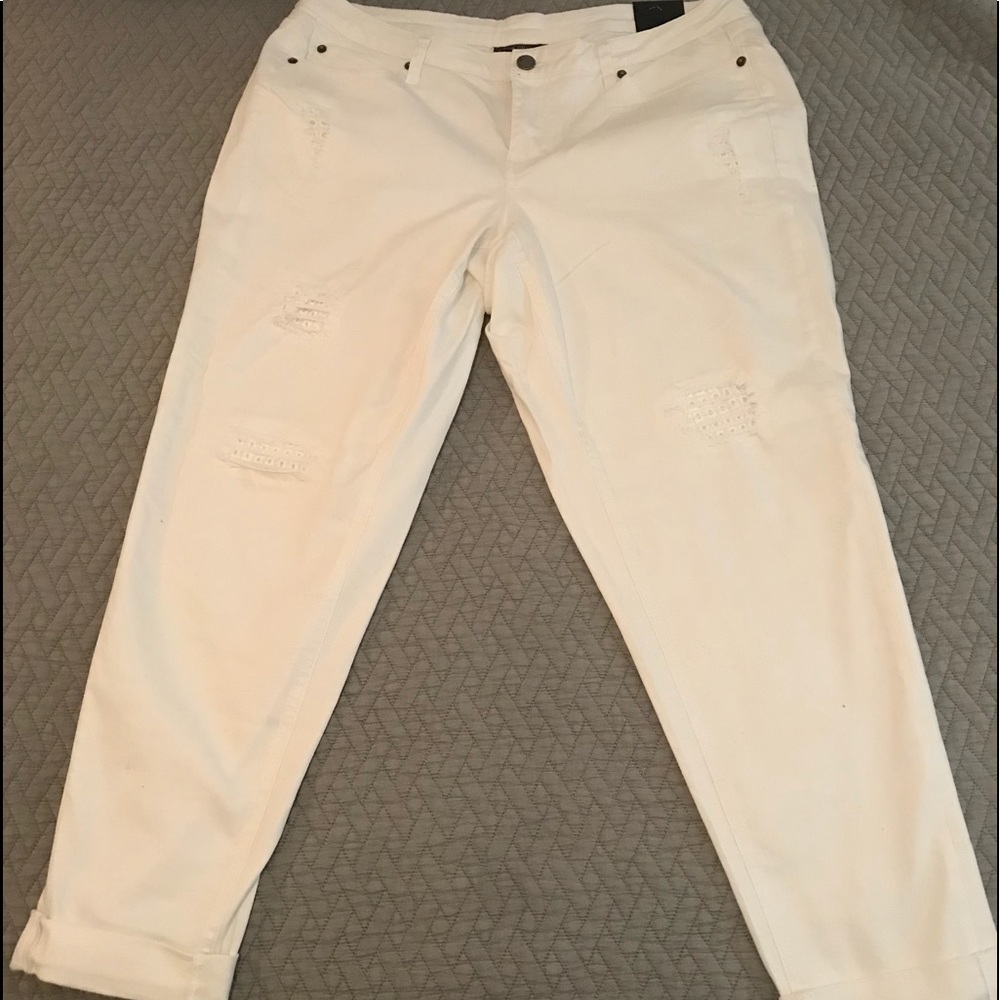 Size 16 Lane Bryant Destructed Boyfriend Jeans